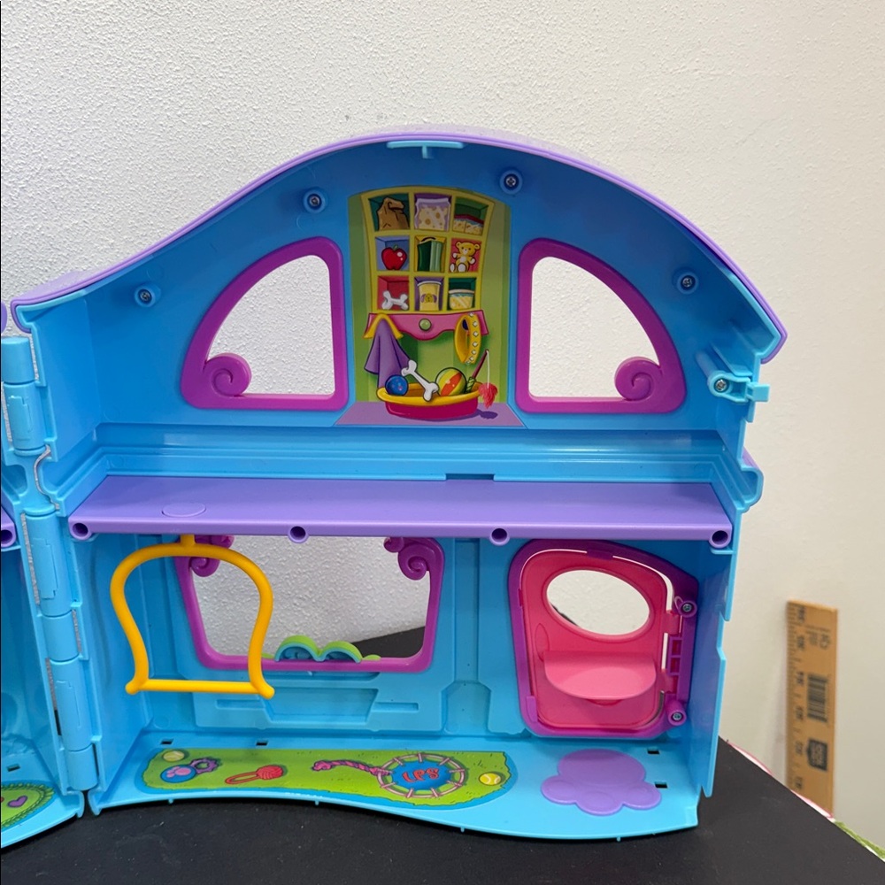 Hasbro Littlest Pet Shop House Playset 2024 LPS Dollhouse purple blue - Picture 7 of 7